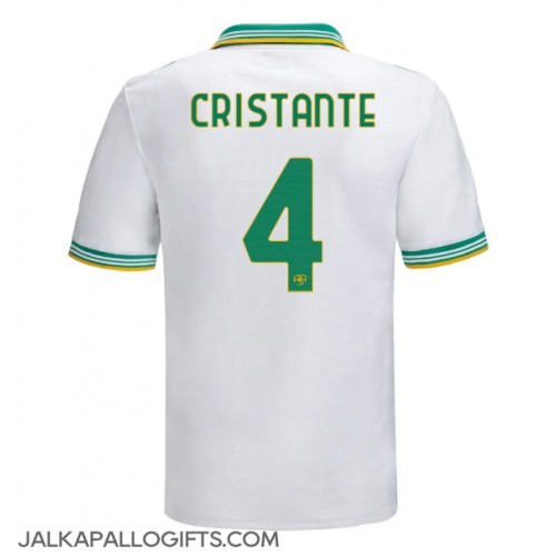 AS Roma Bryan Cristante #4 Kolmaspaita 2025-26 Lyhythihainen AS Roma Bryan Cristante #4 Kolmaspaita 2025-26 Lyhythihainen